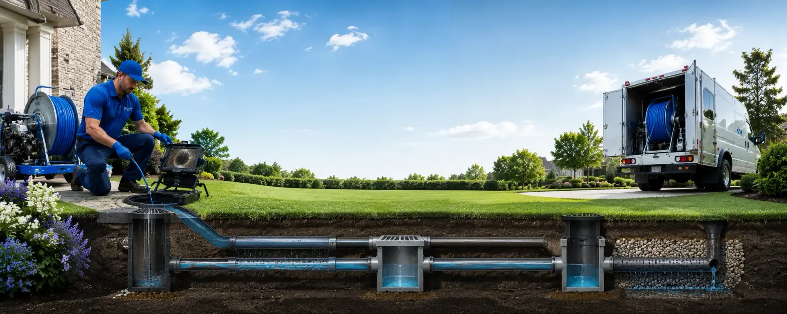 Outdoor drain cleaning information for Tome, NM